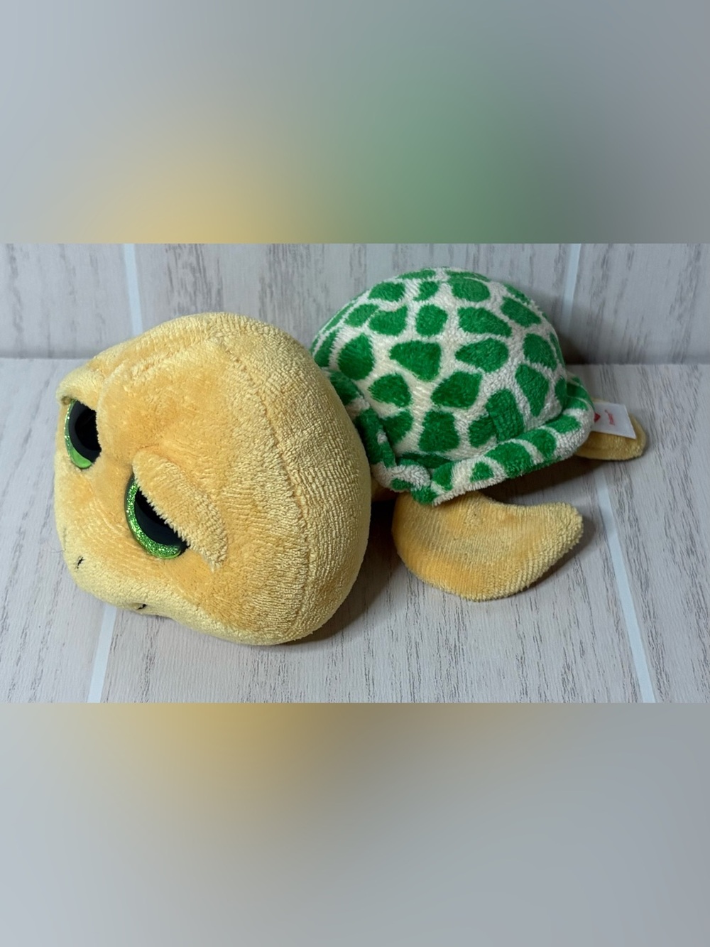Original TY Beanie Boo 6" Plush Stuffed Animal Pokey the Turtle Realistic Toy